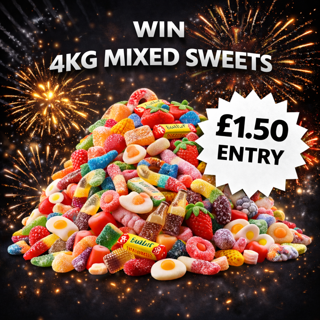 Win 4KG of Mixed Sweets
